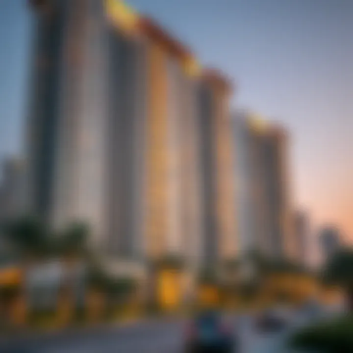 Luxurious apartment buildings in Al Barsha 1