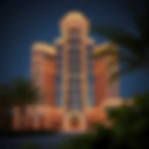 Architectural Elegance of Al Husn Tower 2 Stunning exterior view of Al Husn Tower 2 showcasing its architectural elegance