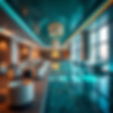 Interior amenities of Al Shafar Tower illustrating luxury and comfort