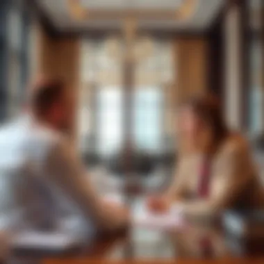 Real Estate Consultation and Strategies Professional real estate consultation session focusing on client needs