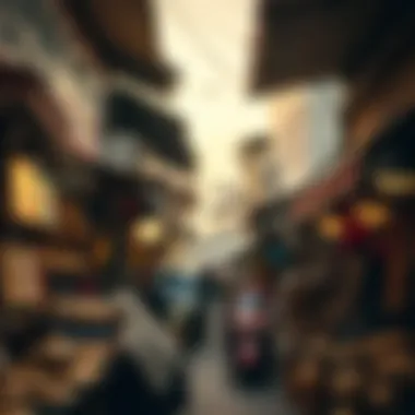 Artisan Market in Al Shindagha A vibrant market scene showcasing local crafts and culture in Al Shindagha