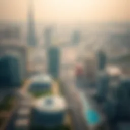 Aerial view of معارض العوير showcasing its architectural landscape