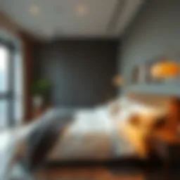 Cozy bed space in a modern apartment in Karama