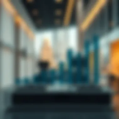 Trendy real estate market trends analysis graph