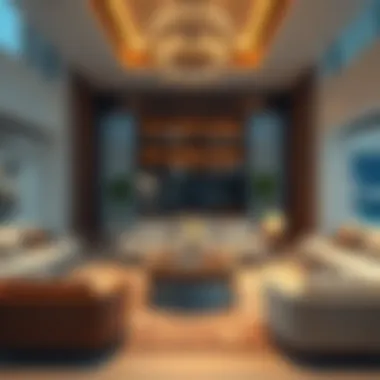 Luxurious interior of a Damac Villa