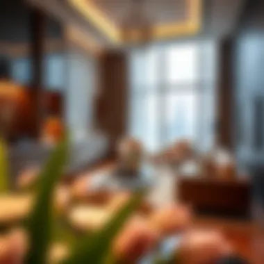 Luxurious living room interior of a residential unit in Dania Building 4