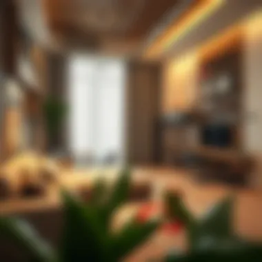 Trendy communal living area in Deira