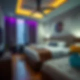 Cozy bed space interior in Deira