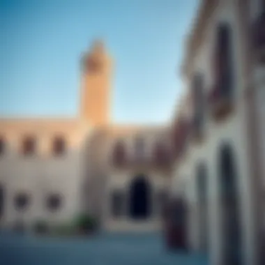 Al Fahidi District: A Glimpse into Dubai's Past Historical Al Fahidi district showcasing traditional architecture