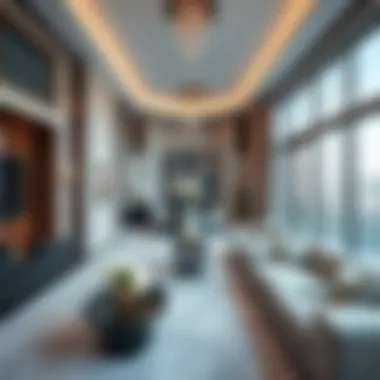 Sophisticated Living in Dubai's Elite Districts Elegant penthouse with opulent interiors and exclusive amenities