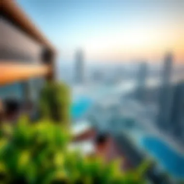 Rooftop Retreats: A Slice of Paradise Stunning rooftop terrace showcasing panoramic city views