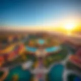 Aerial view showcasing the vibrant landscape of Madinat Khalifa