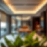 Elegant partitioned office space highlighting innovative design