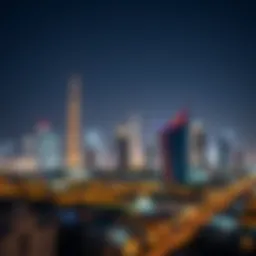 A panoramic view of Dubai's skyline during Ramadan
