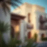 Charming traditional architecture of Al Bahya homes