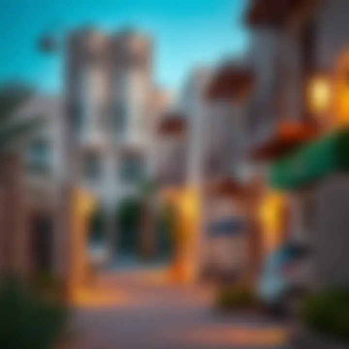 Scenic views of Al Bahya's local neighborhood ambiance
