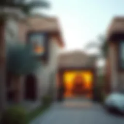 Charming traditional home exterior in Al Quoz