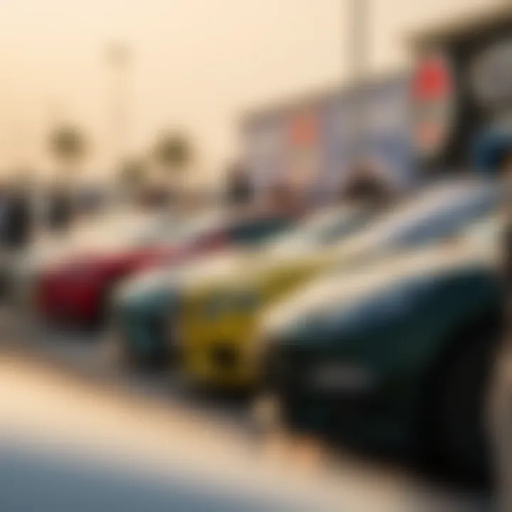 Community event at Safadi Motor City featuring automotive enthusiasts