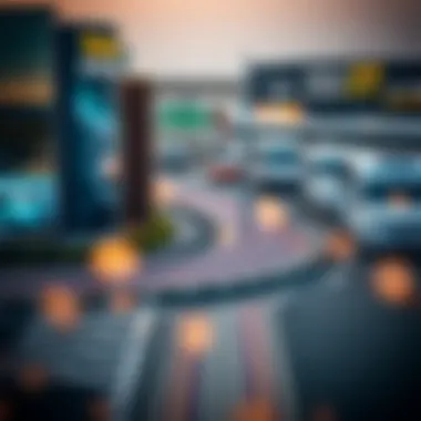 Modern infrastructure and roads in Safadi Motor City