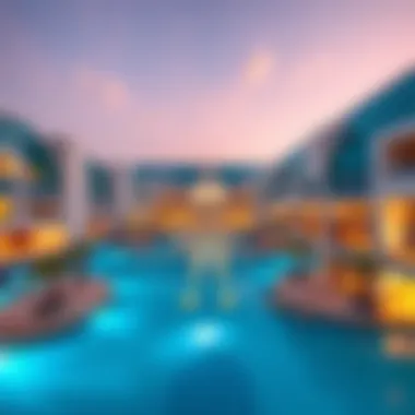 Innovative Architectural Design of Blue Lagoon Dubai Architectural marvel of Blue Lagoon Dubai showcasing innovative design