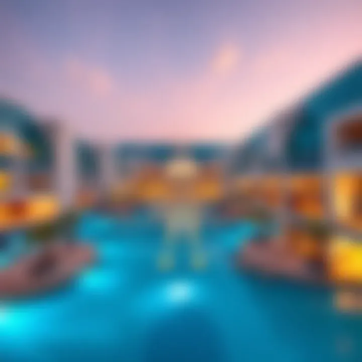 Innovative Architectural Design of Blue Lagoon Dubai Architectural marvel of Blue Lagoon Dubai showcasing innovative design