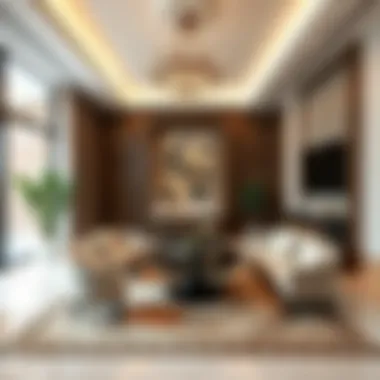 Real Estate Agency Office An elegant office space of a real estate agency in Dubai