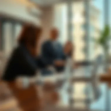 Collaboration in Real Estate A strategic meeting between real estate professionals