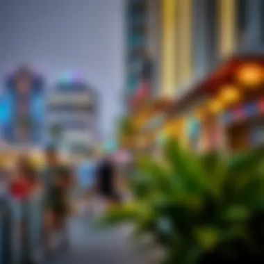 Lively Atmosphere at JBR Walk Vibrant lifestyle scene at JBR walk