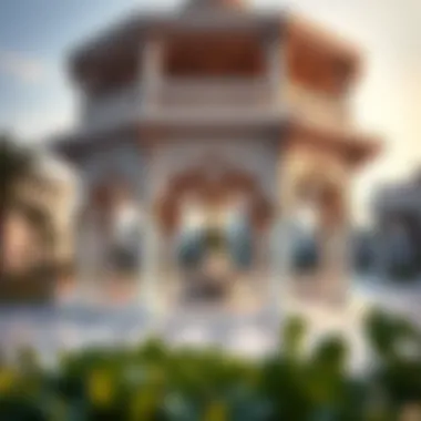 Architectural Elegance of Souqat's Gazeebo A stunning gazeebo showcasing intricate architectural details in Souqat