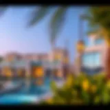 Panoramic view of Al Furjan Villas showcasing the architectural elegance