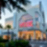 Exterior view of Vox Emirates Mall showcasing modern architecture