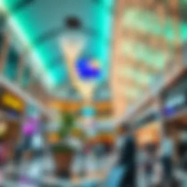 Vibrant Interior Atmosphere of Vox Emirates Mall Interior design highlighting the vibrant atmosphere of the mall