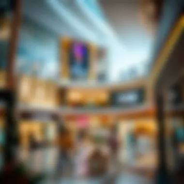 Diverse Retail Experiences at Vox Emirates Mall Retail spaces and shopping experiences within the mall