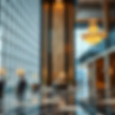 The luxurious lobby of Sparkle Tower reflecting opulence and elegance