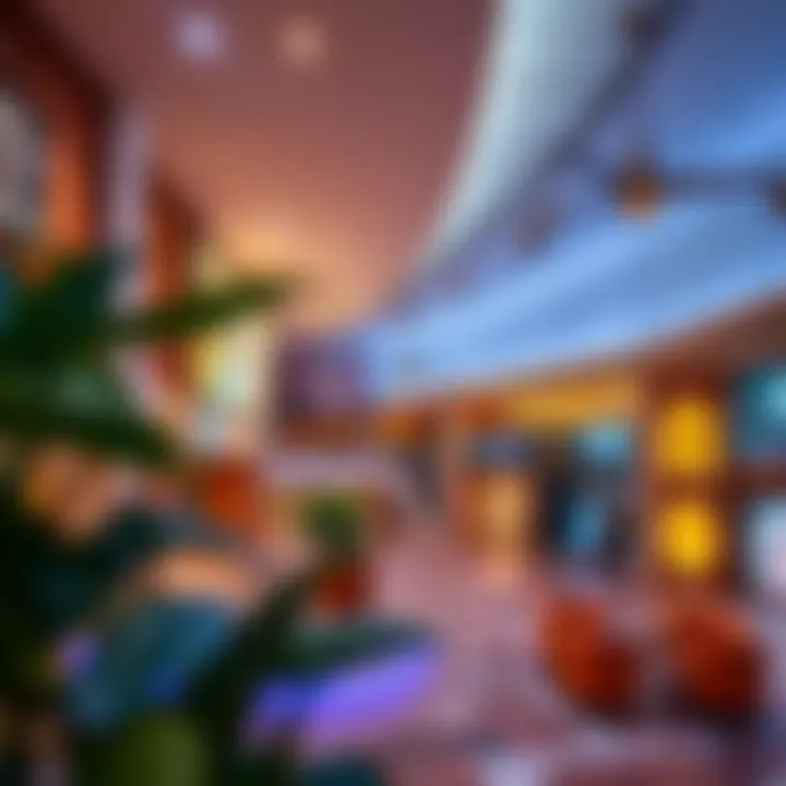 Entertainment facilities at Sunset Mall