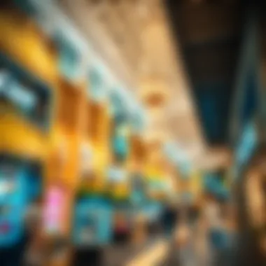 Diverse retail offerings inside Sunset Mall