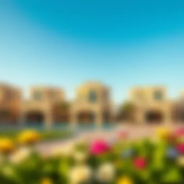 Luxurious Villas at Verona Damac Hills Stunning view of Verona Damac Hills community showcasing luxurious villas