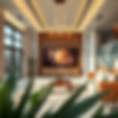 Contemporary Interior Design in Rashidiya Interior of a modern villa featuring spacious layouts and contemporary design