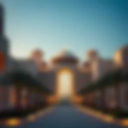 Stunning architecture of the West Yas community