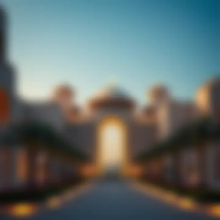 Stunning architecture of the West Yas community