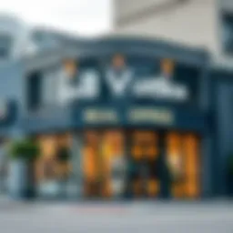 Local real estate office exterior showcasing professionalism