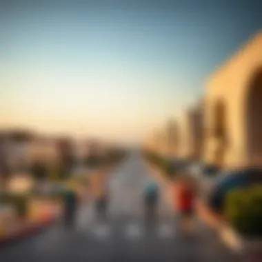 Vibrant Community Life in Gate Al Quoz A panoramic view of the vibrant community life in Gate Al Quoz