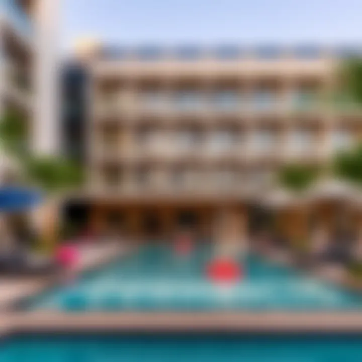 Modern amenities available at Golden Sands Hotel Apartments