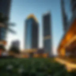 Stunning exterior view of Iris Tower showcasing modern architectural design