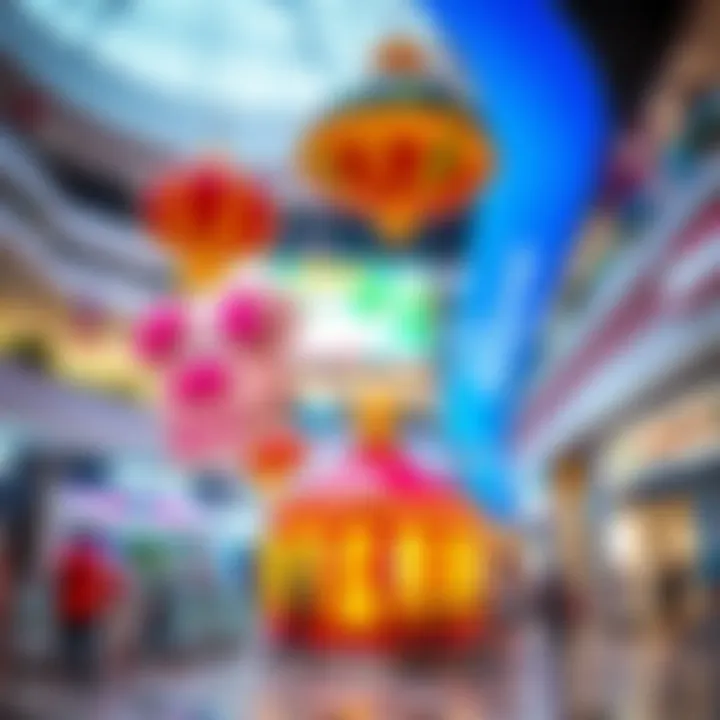 Vibrant entertainment options available at Mercato Mall for visitors of all ages