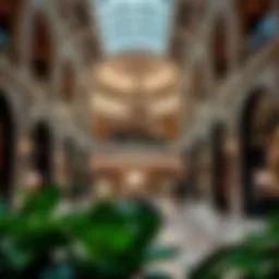 Luxurious interior design of Mercato Mall showcasing elegant architecture and decor