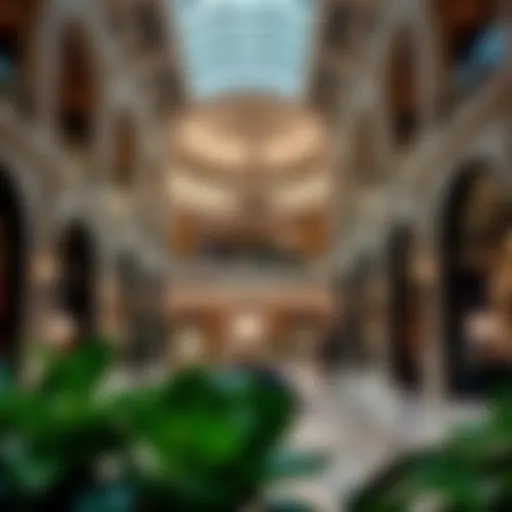 Luxurious interior design of Mercato Mall showcasing elegant architecture and decor