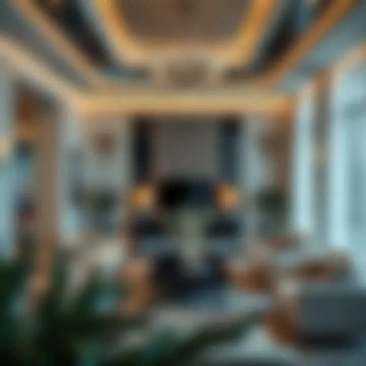 A luxurious property interior highlighting elegance and design