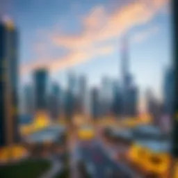 Stunning skyline view of Dubai showcasing modern architecture
