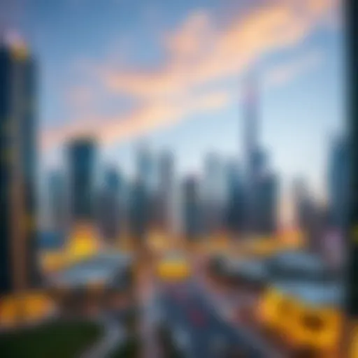 Stunning skyline view of Dubai showcasing modern architecture